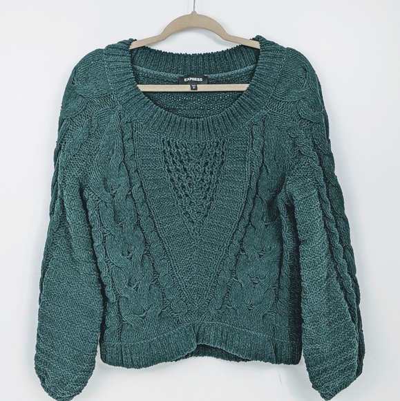 Express Sweaters - 🔥3/$60🔥 🌿EXPRESS BUBBLE SLEEVE SWEATER🌿